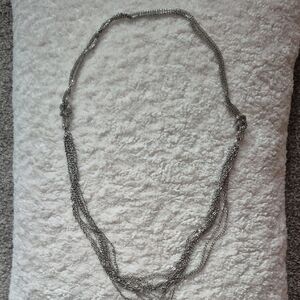 Lia Sophia Silver Layered Necklace